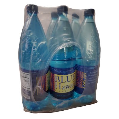 Blue Hawaii Purified Water Bottles ( L., 12 pk.) - Sam's Club