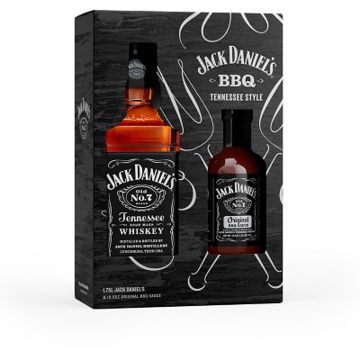 Jack Daniels Bourbon Whiskey 40% 1 L : : Grocery