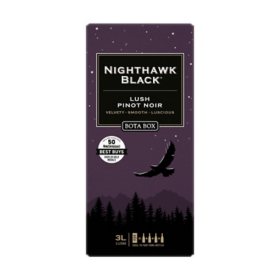 Bota Box Nighthawk Black Lush Pinot Noir 3 L