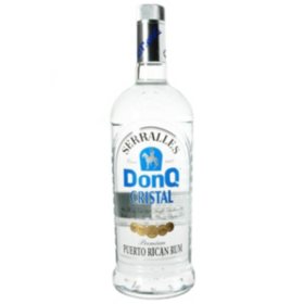 Don Q Cristal Puerto Rican Rum 1 L