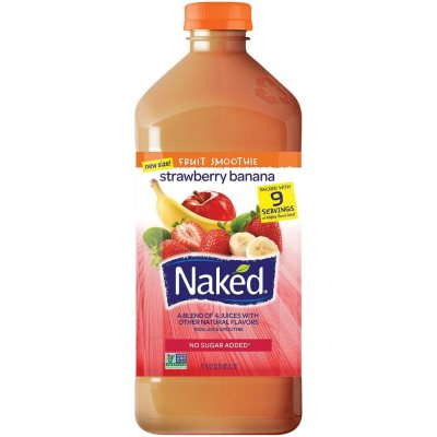 Naked Juice Strawberry Banana Fruit Smoothie Oz Sam S Club