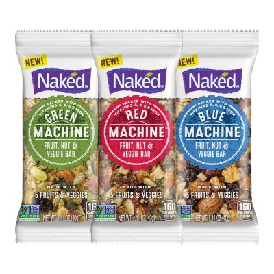 naked fruit nut and veggie bars