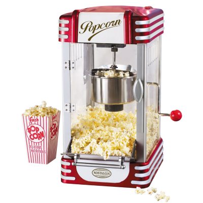 Vintage Movie Theatre Popcorn Maker Machine Countertop Hot Fresh Elect