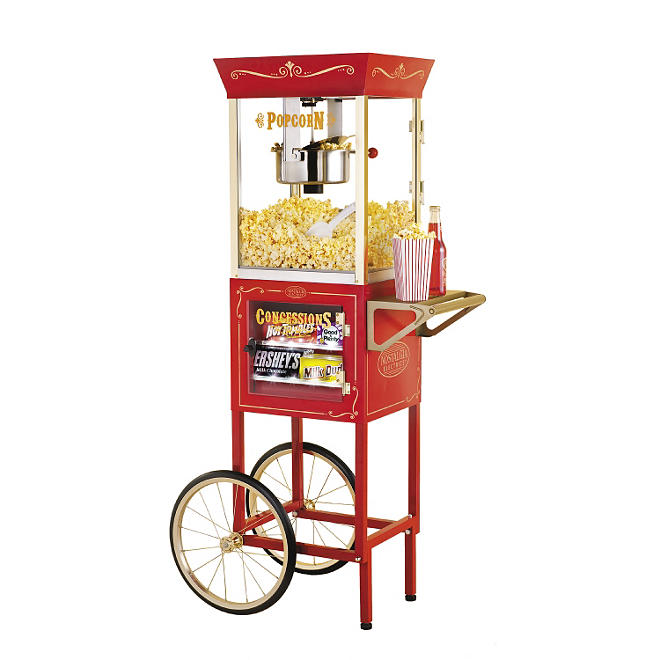 Nostalgia Popcorn Maker & Concession Cart