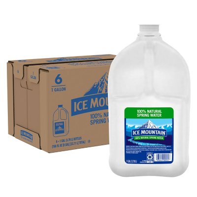 Ice Mountain 100% Natural Spring Water 20oz Bottle - Refreshing and  Eco-Friendly Water in Plastic Container - Enjoy the Crisp Taste of Nature  in the Water department at