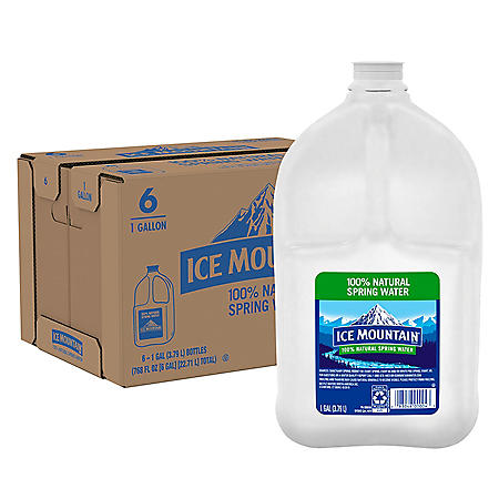 Ice Mountain 100% Natural Spring Water (1 gal., 6 pk.)