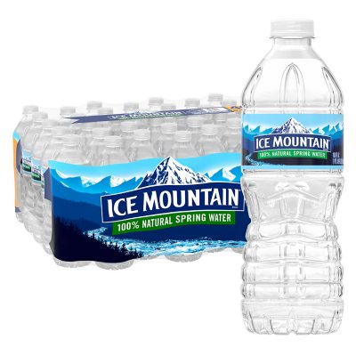 ICE MOUNTAIN Brand 100% Natural Spring Water, 16.9-ounce bottles