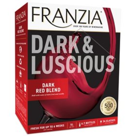 Franzia Dark Red Blend Red Wine 3 L box