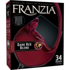 Franzia Dark Red Blend Red Wine 3 L box