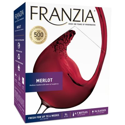 Franzia Merlot Red Wine (5L box) - Sam's Club