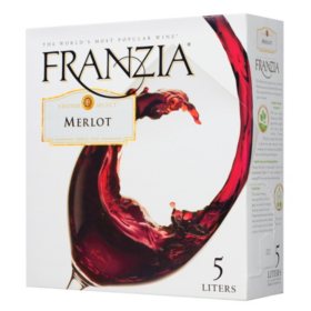 Franzia Merlot Red Wine 5 L box