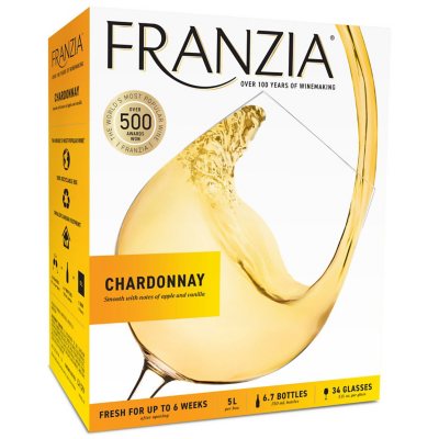 franzia chardonnay box wine price