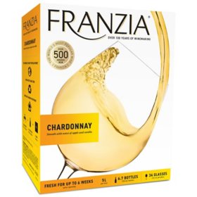 Franzia Chardonnay White Wine 5 L box