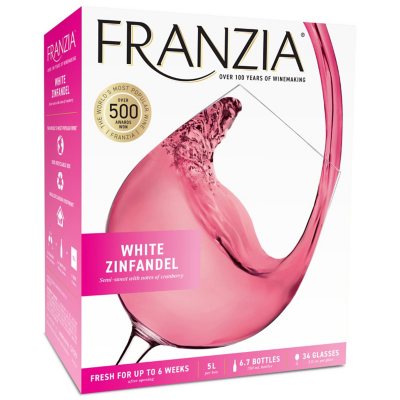 white zinfandel box wine price