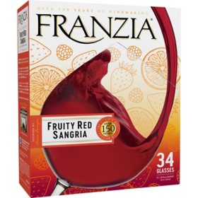 Franzia Fruity Red Sangria Red Wine (5 L box)