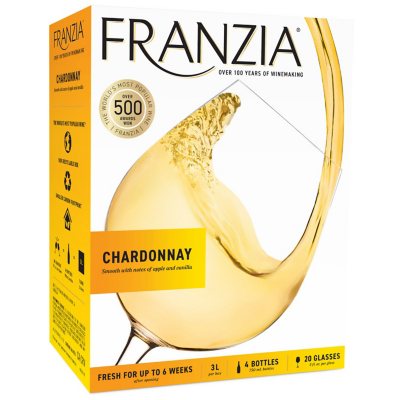 franzia chardonnay box wine price