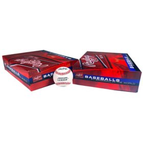 Rawlings Official League Competition Grade Youth Baseballs, Box of 24 ROLB1X Balls (Ages 14 & Under)