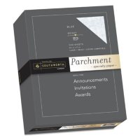 Southworth Parchment Specialty Paper, 8.5” x 11”, 24 lb., Blue, 500 Sheets