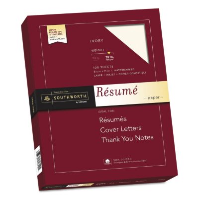 Resume & Fine Paper