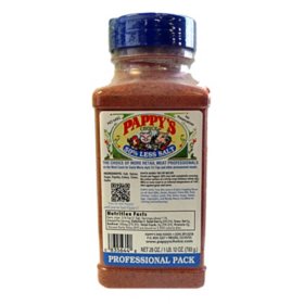 Pappy's Choice 50% Less Salt Seasoning 28 oz.