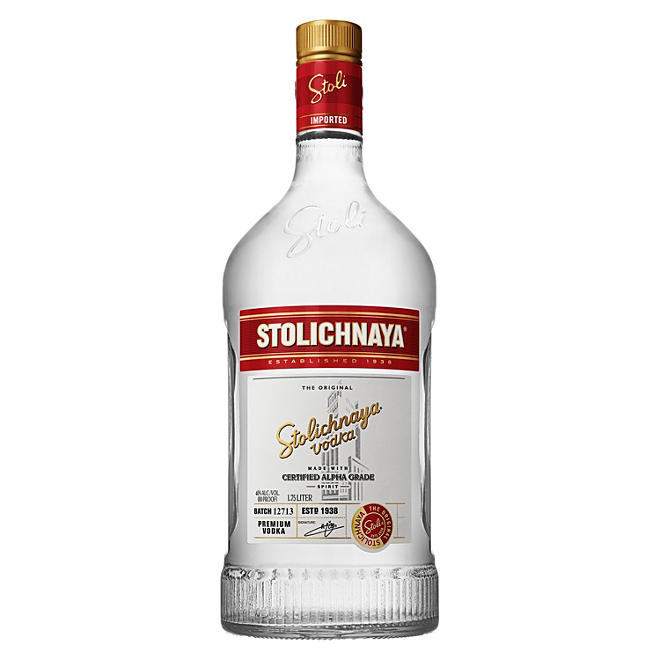 Stolichnaya Premium Vodka (1.75 L)