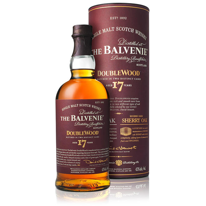 The Balvenie DoubleWood 17 Year Old Malt Whisky (750 ml)