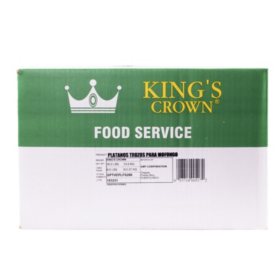 King's Crown Platano en Trozos 30 lbs.