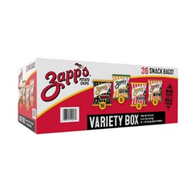 Zapp's Variety Pack Potato Chips, 1 oz., 36 pk.