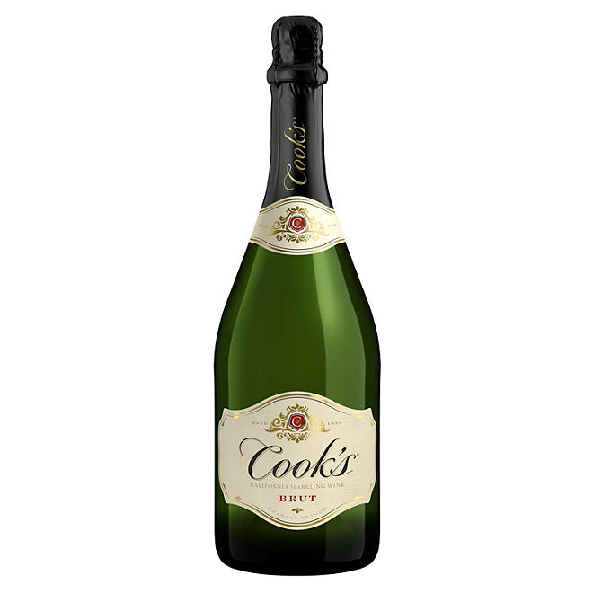 Cook's California Champagne Extra Dry White Sparkling Wine 750 ml