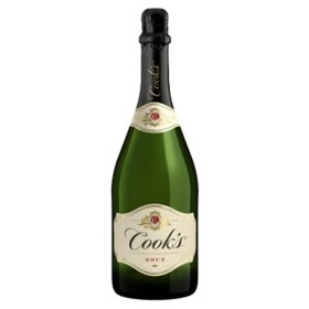 Cook's California Champagne Extra Dry White Sparkling Wine (750 ml)