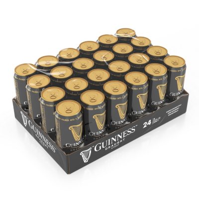 Guinness Draught Cerveza Ale Negra Irlandesa Pack Botella, 24 x 33cl :  : Alimentación y bebidas