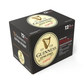 Guinness Extra Stout Import Beer 11.2 fl. oz. bottle, 12 pk.