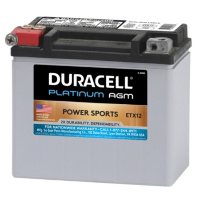 Duracell AGM Powersport Battery - ETX12