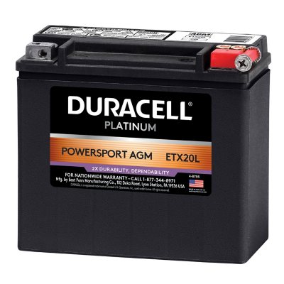 Duracell AGM Powersport Battery - ETX20L 310 - Sam's Club