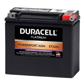 Duracell AGM Powersport Battery - ETX20L 310