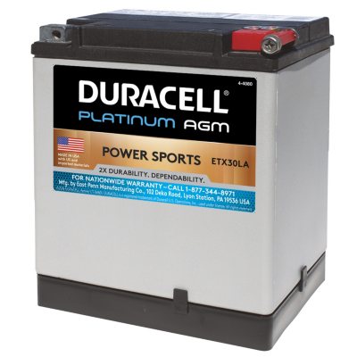 Duracell Extreme DE80 L4 AGM Start Stop 12 V 80 Ah 800 A Batterie