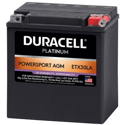 Duracell Extreme DE80 L4 AGM Start Stop 12 V 80 Ah 800 A Batterie