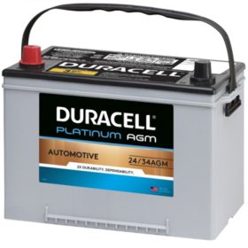 Duracell AGM Automotive Battery, Group Size 34 