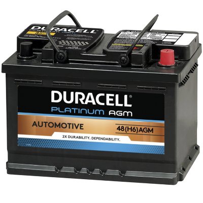 Duracell AGM Automotive Battery, Group Size 48 (H6) - Sam's Club