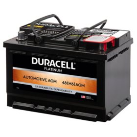 Duracell AGM Automotive Battery, Group Size 48 (H6)