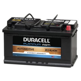 Duracell AGM Automotive Battery, Group Size 49 H8