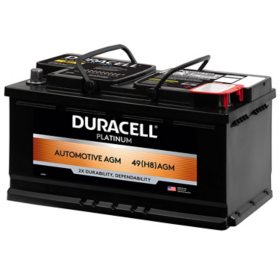 Duracell AGM Automotive Battery, Group Size 49 H8