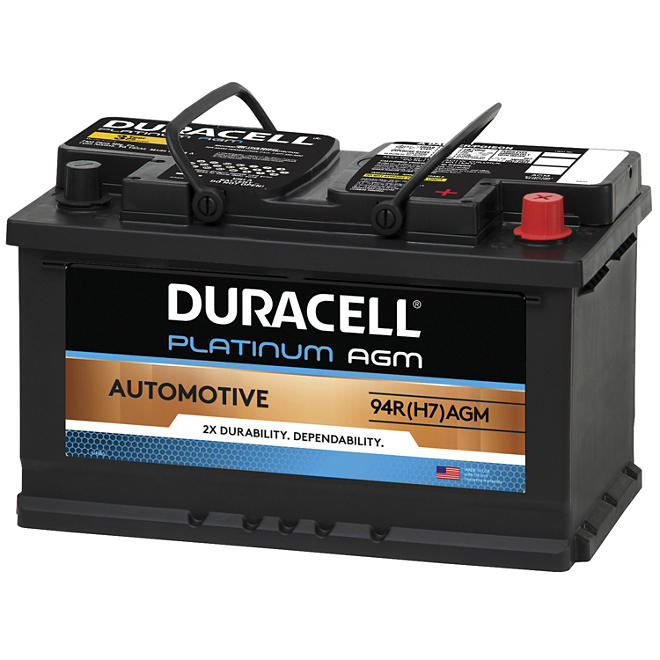 Duracell AGM Automotive Battery, Group Size 94R H7 