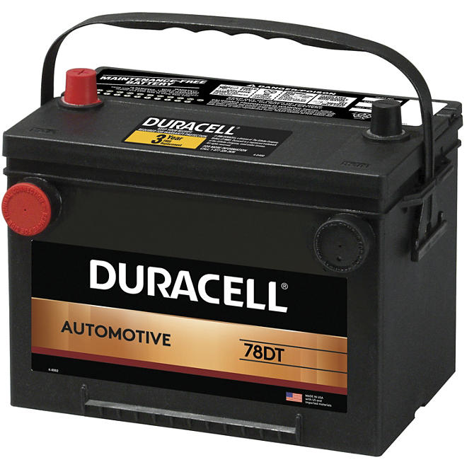 Duracell Automotive Battery - Group Size 34/78 