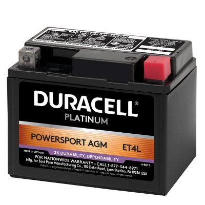 Duracell AGM Powersport Battery - ET4L 40