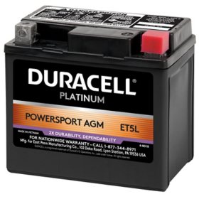 Duracell AGM Powersport Battery - ET5L 50