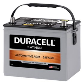 Duracell AGM Automotive Battery, Group Size 24F 