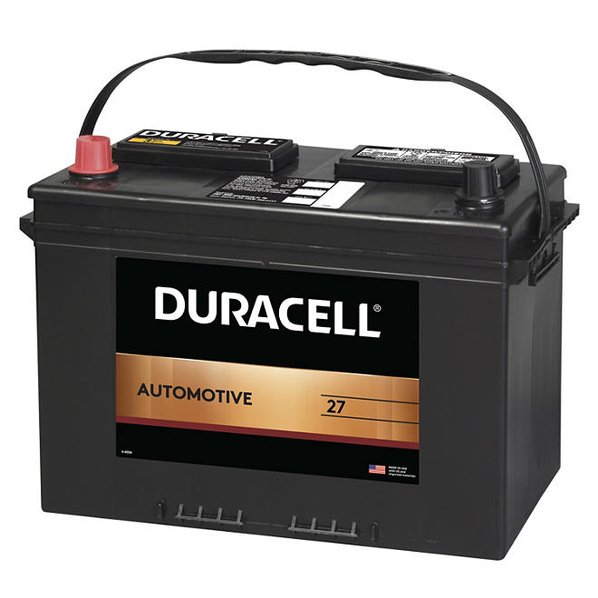 Duracell Automotive Battery, Group Size 27 