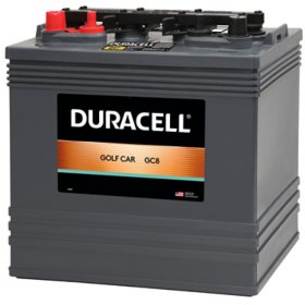 Duracell Golf Car Battery, Group Size GC8