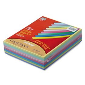 Pacon - Array Colored Card Stock, 65lb, Assortment - 250 Sheets